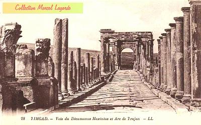 Timgad-Voie Maxinius-ArcTrajan